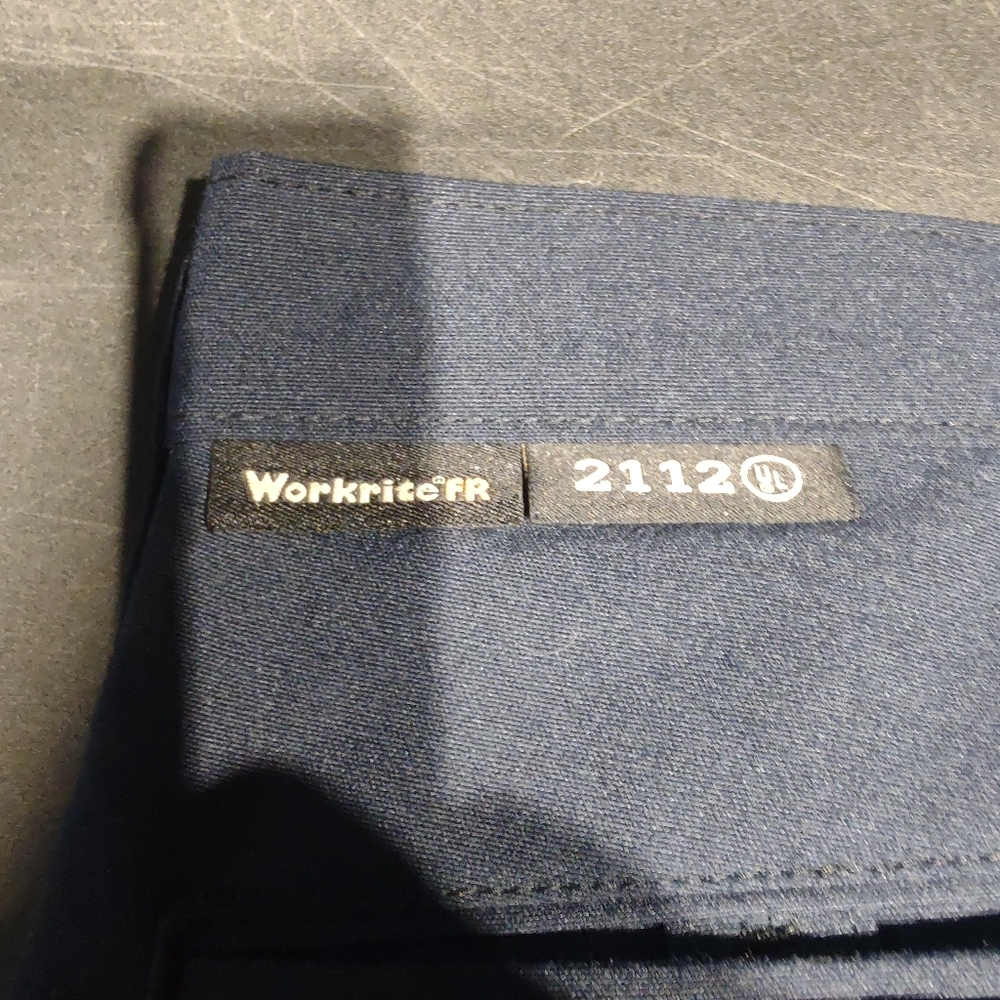 Workrite - Flame Resistant Work Pants - Navy - Size 44x30 - Nomex/Kevlar/Aramid - Picture 3 of 10